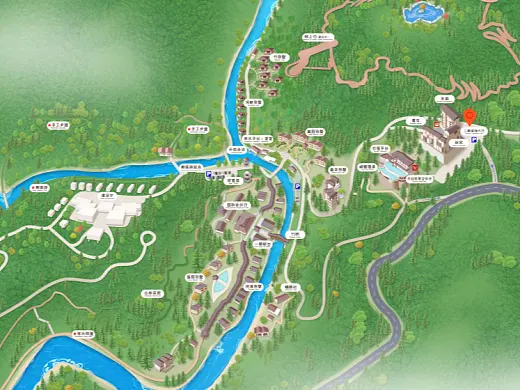 枣庄结合景区手绘地图智慧导览和720全景技术，可以让景区更加“动”起来，为游客提供更加身临其境的导览体验。